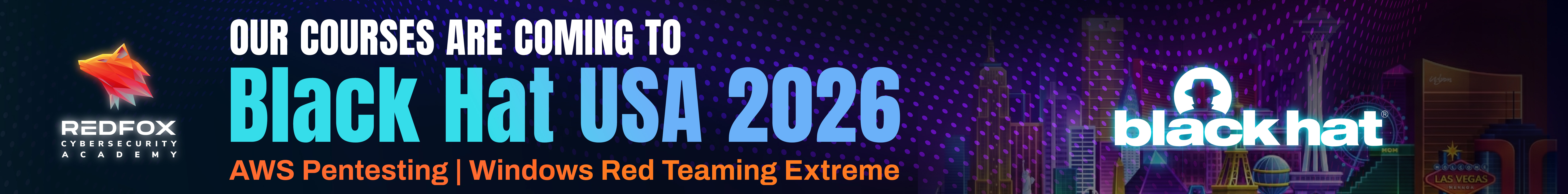 Redfox Cybersecurity Academy at Black Hat USA 2026